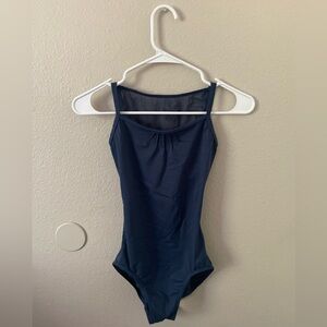 Mirella Dark Blue Mesh Leotard💙